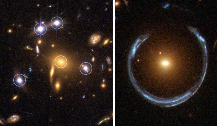 SDSS J1004+4112 og Einstein-ring