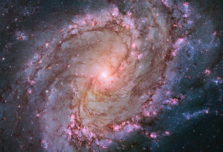 Spiralgalaksen Messier 83