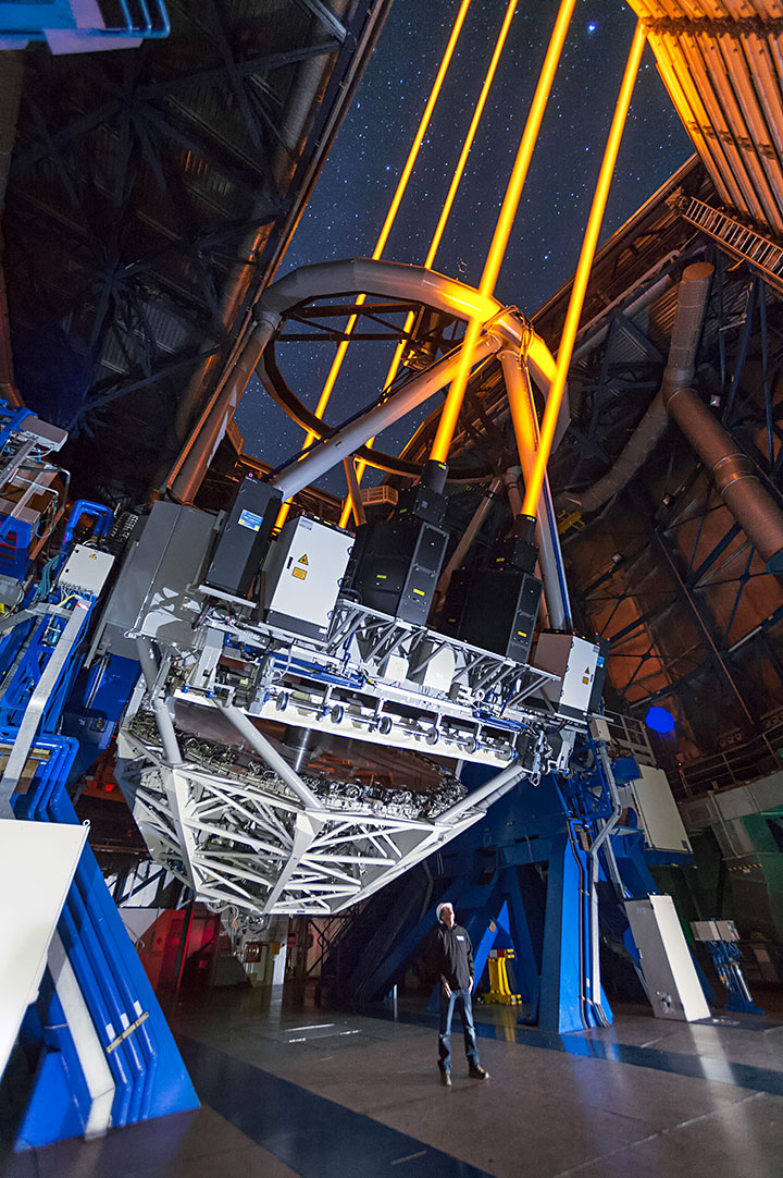 Lasere på Very Large Telescope