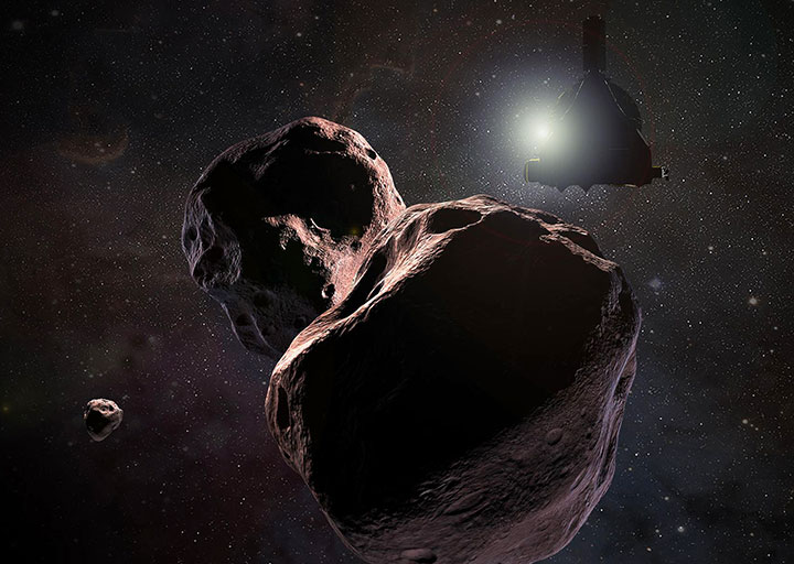 Illustrasjon av Kuiperbelte-objektet 2014 MU69