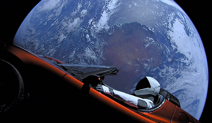 Starman, SpaceX