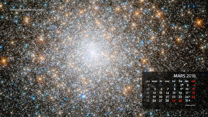 Kalender mars 2018