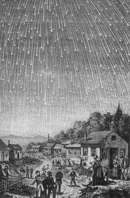 Meteorstorm: Leonidene i 1833