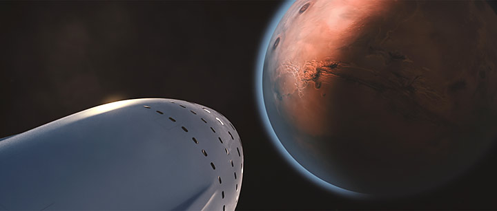 SpaceX og kolonisering av Mars