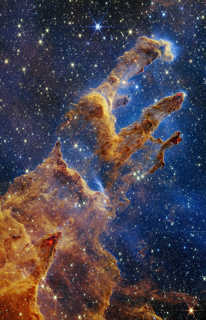 Ørnetåken (Messier 16) i infrarødt lys